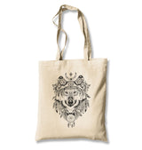 Wolf Tattoo Canvas Totebag - Premium  from Wenswind - Just 4990! Shop now at W.E.N.S. WIND