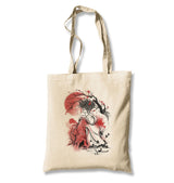 Japan Geisha - Moon Canvas Totebag - Premium  from Wenswind - Just 4990! Shop now at W.E.N.S. WIND