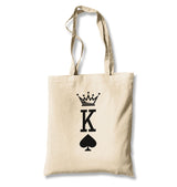 K - The King Canvas Totebag - Premium  from Wenswind - Just 4990! Shop now at W.E.N.S. WIND