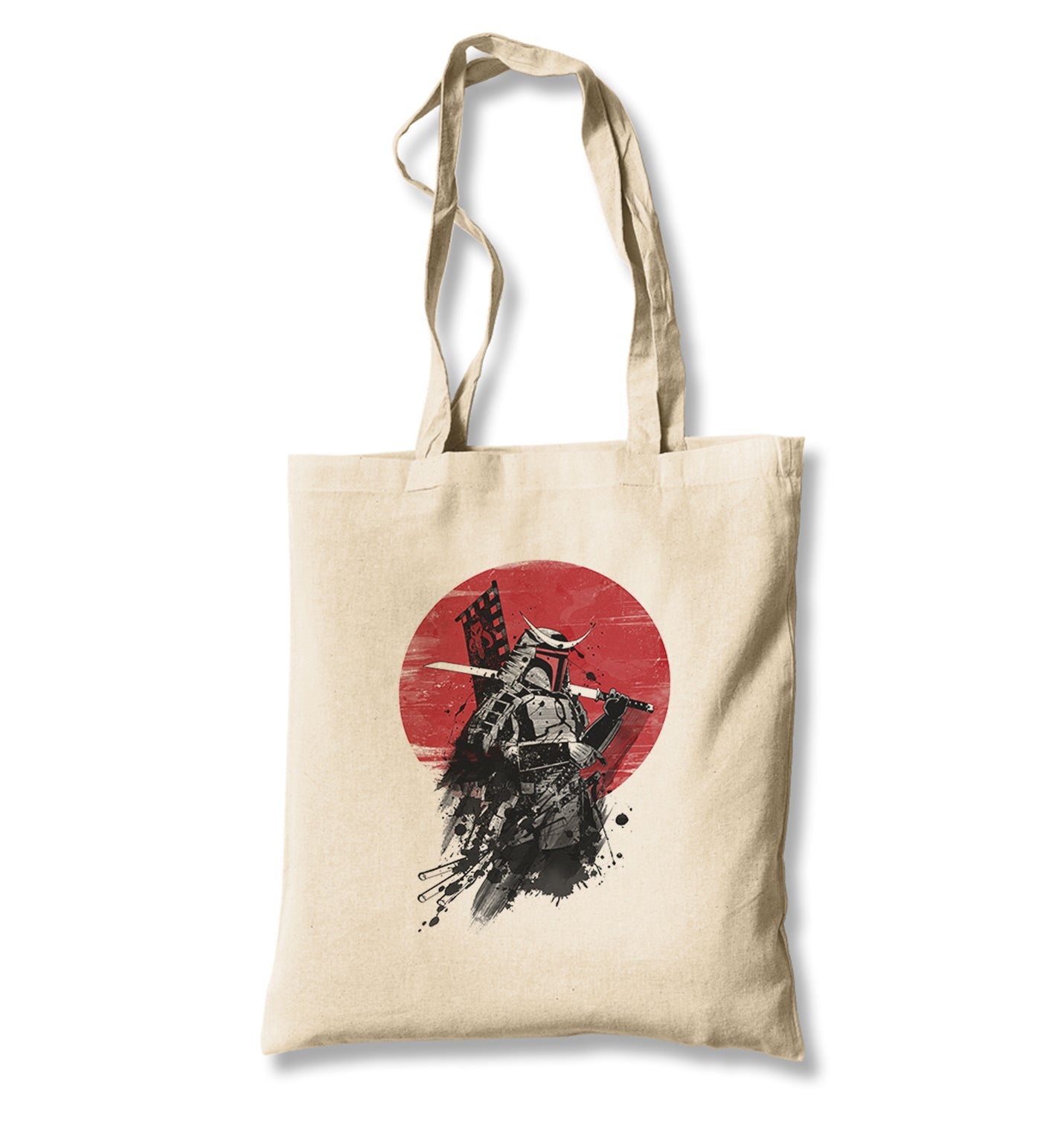 Japanese Warrior - Sword Canvas Totebag - Premium  from Wenswind - Just 4990! Shop now at W.E.N.S. WIND