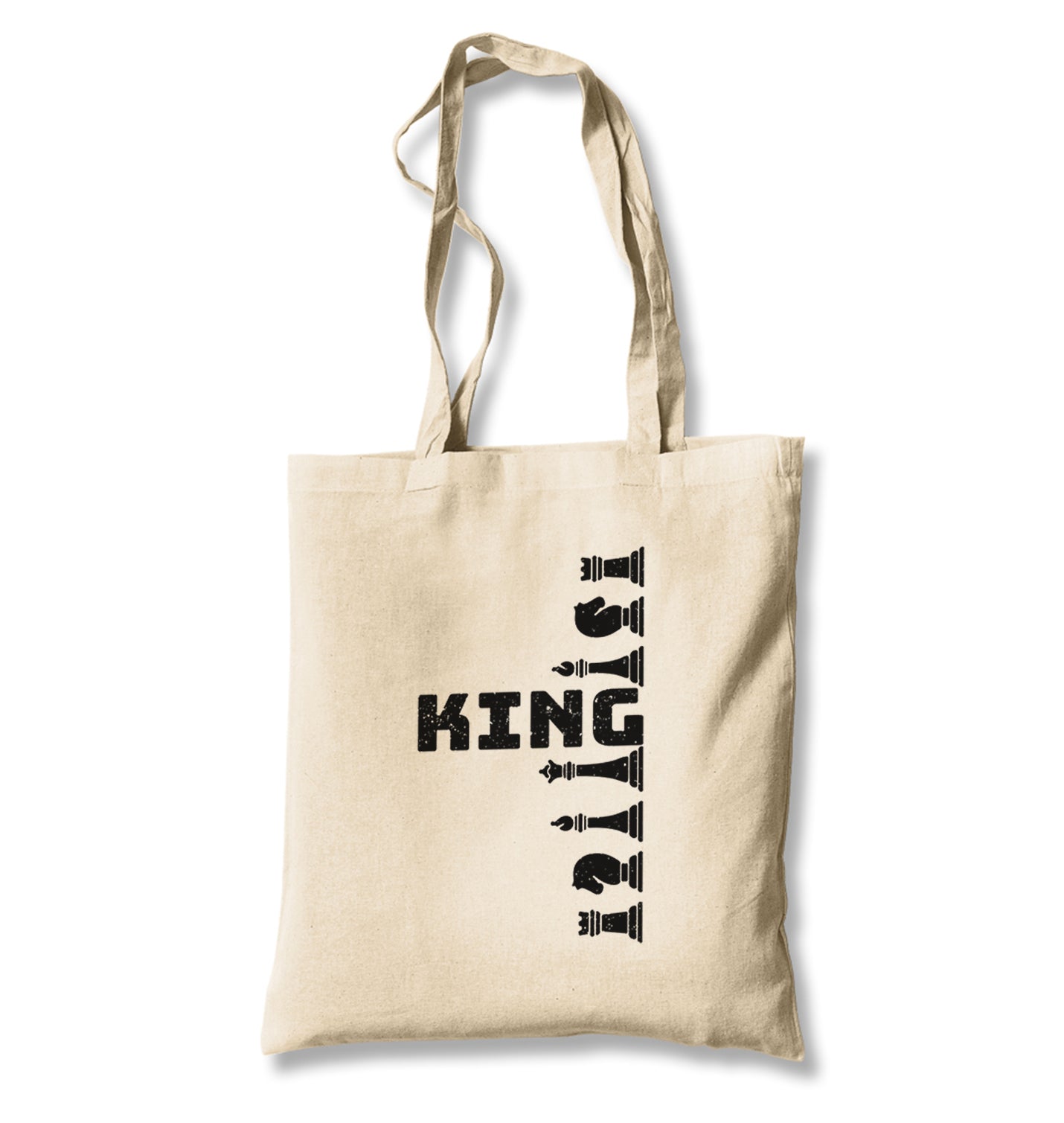 Chess - King Canvas Totebag - Premium  from Wenswind - Just 4990! Shop now at W.E.N.S. WIND