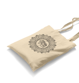 Elephant - Mandala White Canvas Totebag - Premium  from W.E.N.S. WIND - Just 4990! Shop now at W.E.N.S. WIND