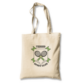 Tennis - Sports Club Logo Canvas Totebag - Premium  from Wenswind - Just 4990! Shop now at W.E.N.S. WIND