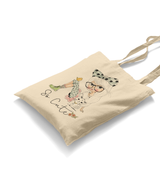 Bird Cat Little Girl Canvas Totebag - Premium  from Wenswind - Just 4990! Shop now at W.E.N.S. WIND