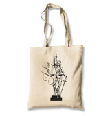 Symbol - Justice White Canvas Totebag - Premium  from W.E.N.S. WIND - Just 4990! Shop now at W.E.N.S. WIND