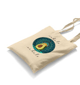 Yoga - Avocado Inhale Canvas Totebag - Premium  from Wenswind - Just 4990! Shop now at W.E.N.S. WIND