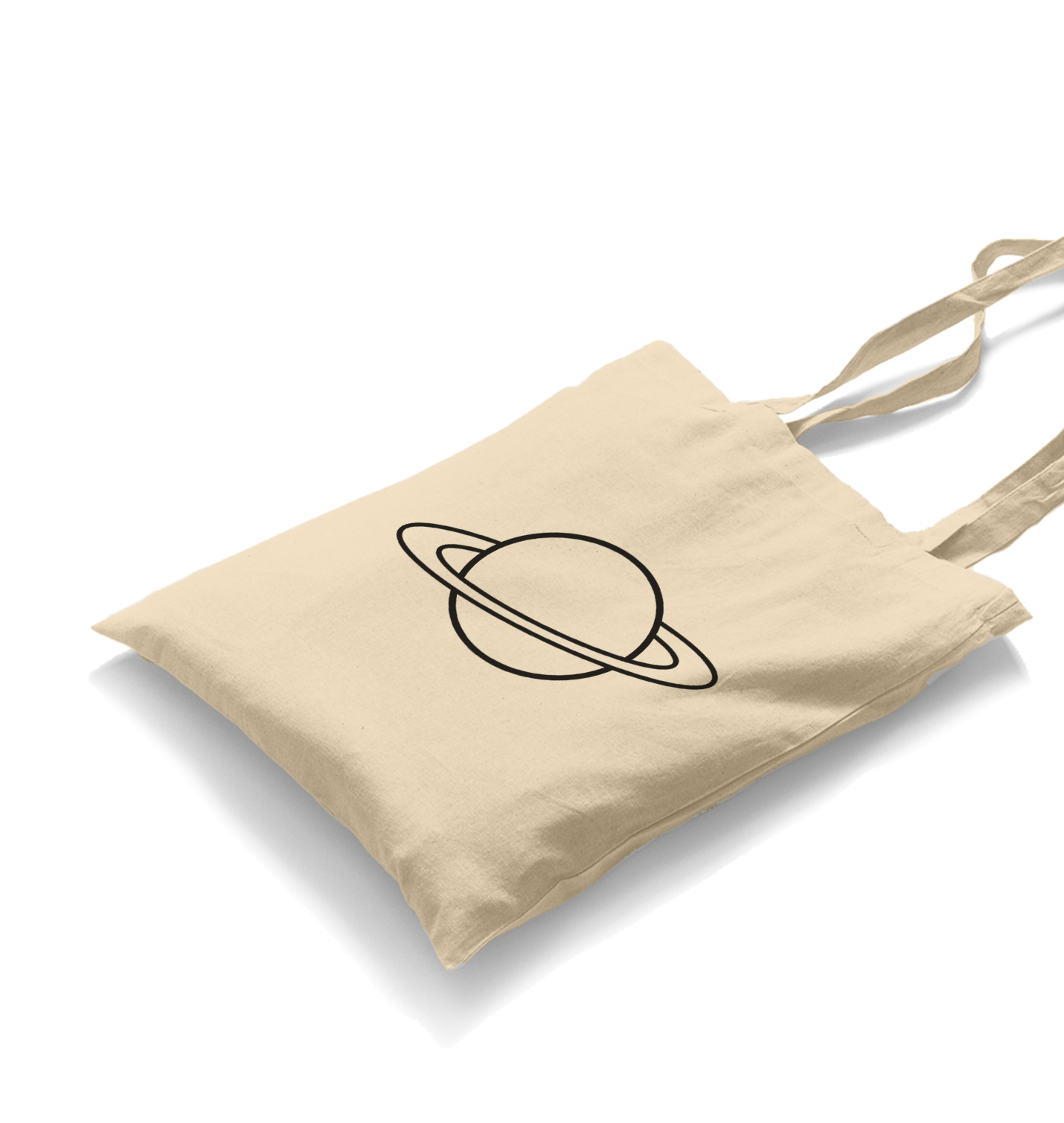 Saturn Logo X Canvas Totebag - Premium  from Wenswind - Just 4990! Shop now at W.E.N.S. WIND