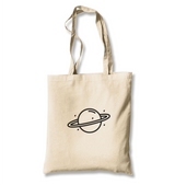 Saturn II Logo Canvas Totebag - Premium  from Wenswind - Just 4990! Shop now at W.E.N.S. WIND