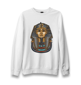 Egypt - Tutankhamun Unisex White Sweatshirt - Premium  from W.E.N.S. WIND - Just 10990! Shop now at W.E.N.S. WIND