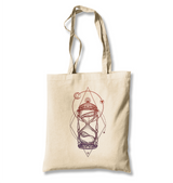 Hourglass - Time in the Stars White Canvas Totebag - Premium  from W.E.N.S. WIND - Just 4990! Shop now at W.E.N.S. WIND