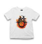 Basketball-Street Ball Kid's White Tshirt - Premium  from W.E.N.S. WIND - Just 5990! Shop now at W.E.N.S. WIND