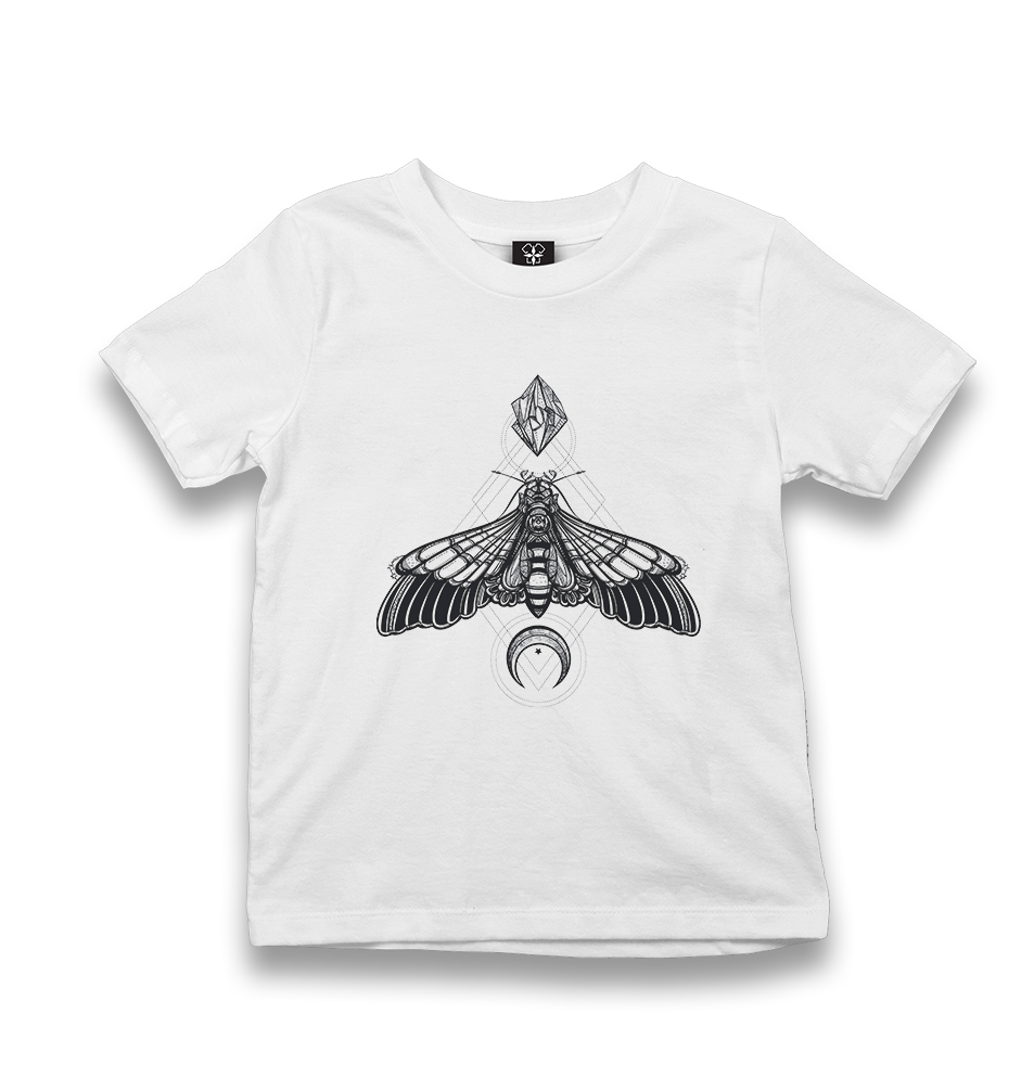 Butterfly-Death of an Insect Kid's White Tshirt - Premium  from W.E.N.S. WIND - Just 5990! Shop now at W.E.N.S. WIND