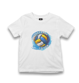 Volleyball Lover Kid's White Tshirt - Premium  from W.E.N.S. WIND - Just 5990! Shop now at W.E.N.S. WIND