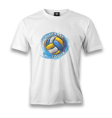 Volleyball Lover Men's White Tshirt - Premium  from W.E.N.S. WIND - Just 6490! Shop now at W.E.N.S. WIND