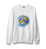 Volleyball Lover Unisex White Sweatshirt - Premium  from W.E.N.S. WIND - Just 10990! Shop now at W.E.N.S. WIND