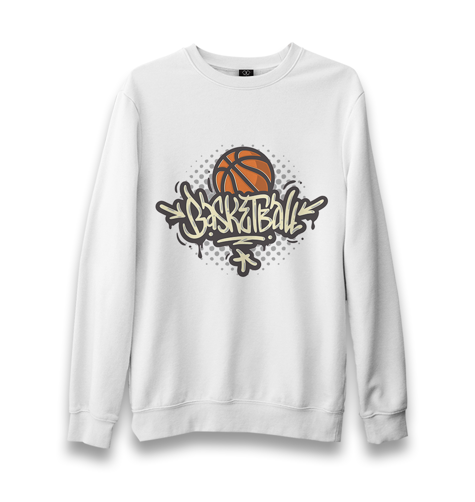 Basketball Star Unisex White Sweatshirt - Premium  from W.E.N.S. WIND - Just 10990! Shop now at W.E.N.S. WIND