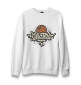 Basketball Star Unisex White Sweatshirt - Premium  from W.E.N.S. WIND - Just 10990! Shop now at W.E.N.S. WIND