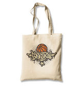Basketball Star White Canvas Totebag - Premium  from W.E.N.S. WIND - Just 4990! Shop now at W.E.N.S. WIND