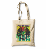 A Vinyl Record in Graffiti Style White Canvas Totebag - Premium  from W.E.N.S. WIND - Just 4990! Shop now at W.E.N.S. WIND