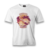 Dinosaur Expert Men's White Tshirt - Premium  from W.E.N.S. WIND - Just 6490! Shop now at W.E.N.S. WIND