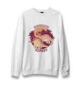 Dinosaur Expert Unisex White Sweatshirt - Premium  from W.E.N.S. WIND - Just 10990! Shop now at W.E.N.S. WIND