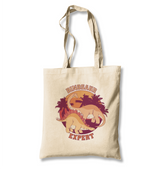 Dinosaur Expert White Canvas Totebag - Premium  from W.E.N.S. WIND - Just 4990! Shop now at W.E.N.S. WIND