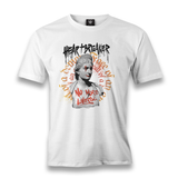 Statue with a Heartbreaker Quote Men's White Tshirt - Premium  from W.E.N.S. WIND - Just 6490! Shop now at W.E.N.S. WIND