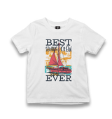 Best Sailing Crew on the Boat Kid's White Tshirt - Premium  from W.E.N.S. WIND - Just 5990! Shop now at W.E.N.S. WIND