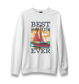 Best Sailing Crew on the Boat Unisex White Sweatshirt - Premium  from W.E.N.S. WIND - Just 10990! Shop now at W.E.N.S. WIND