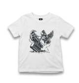 Hammer and the Crows Kid's White Tshirt - Premium  from W.E.N.S. WIND - Just 5990! Shop now at W.E.N.S. WIND