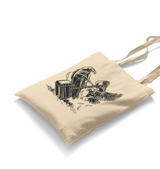 Hammer and the Crows White Canvas Totebag - Premium  from W.E.N.S. WIND - Just 4990! Shop now at W.E.N.S. WIND