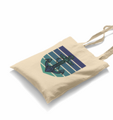 Anchor on a Blue Toned Background White Canvas Totebag - Premium  from W.E.N.S. WIND - Just 4990! Shop now at W.E.N.S. WIND