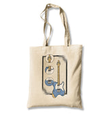 Blue Electric Guitar Canvas Totebag - Premium  from Wenswind - Just 4990! Shop now at W.E.N.S. WIND