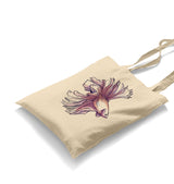 Pink Beta Fish Canvas Totebag - Premium  from Wenswind - Just 4990! Shop now at W.E.N.S. WIND