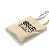 Bodybuilding Muscles Installing Canvas Totebag - Premium  from Wenswind - Just 4990! Shop now at W.E.N.S. WIND