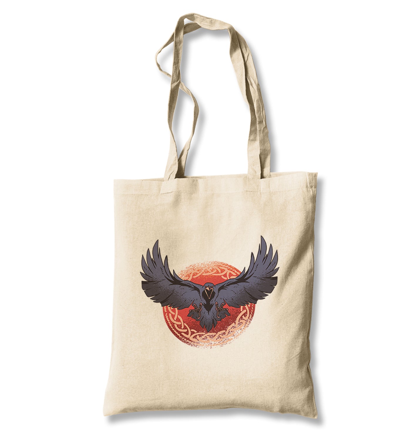 Raven Bird Screaming Canvas Totebag - Premium  from Wenswind - Just 4990! Shop now at W.E.N.S. WIND
