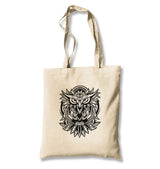 Owl in Tribal Style Canvas Totebag - Premium  from Wenswind - Just 4990! Shop now at W.E.N.S. WIND