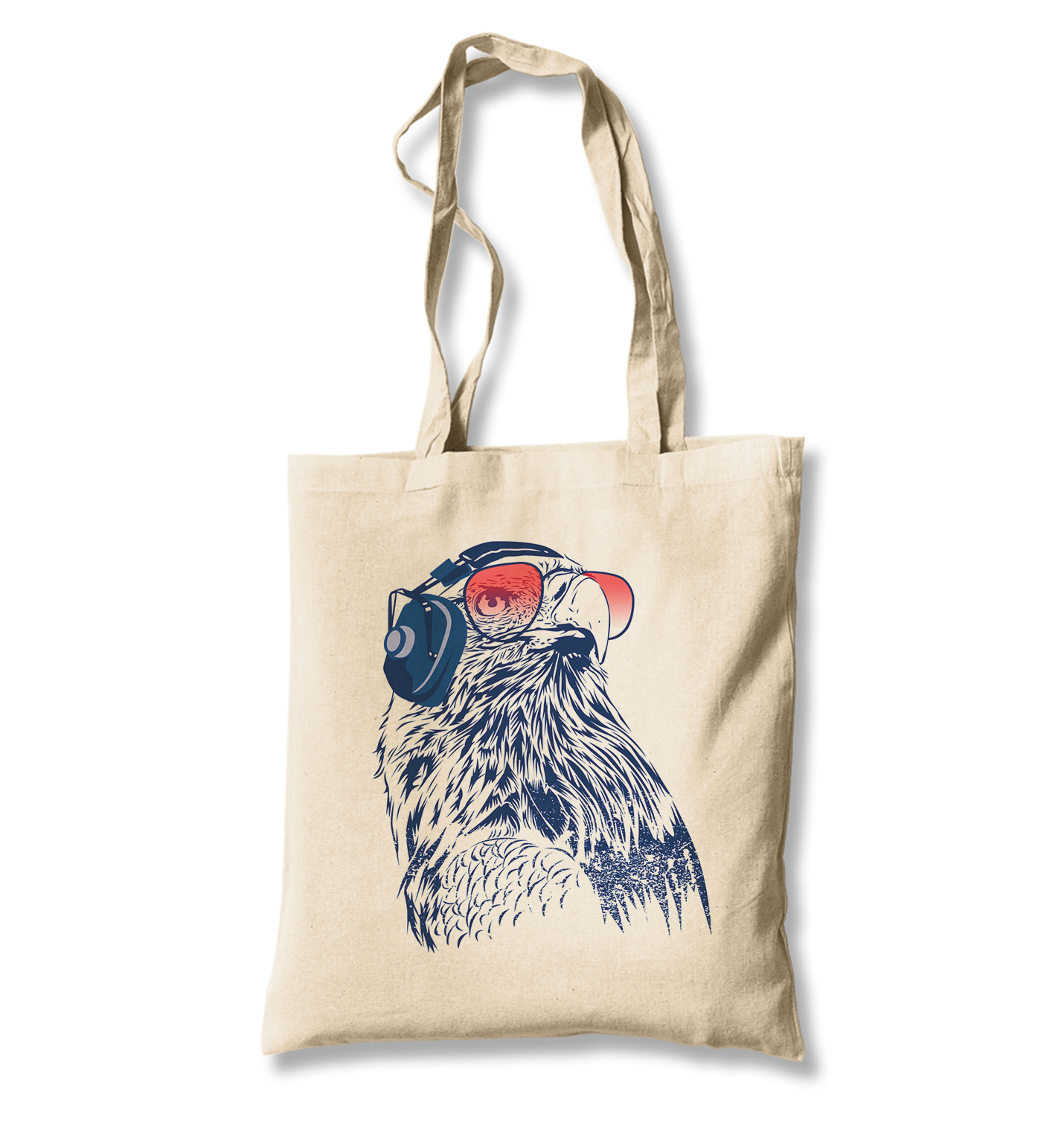 Eagle White Canvas Totebag - Premium  from W.E.N.S. WIND - Just 4990! Shop now at W.E.N.S. WIND