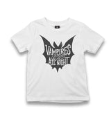 Halloween - Vampires Party All Night White Kid's White Tshirt - Premium  from W.E.N.S. WIND - Just 5990! Shop now at W.E.N.S. WIND