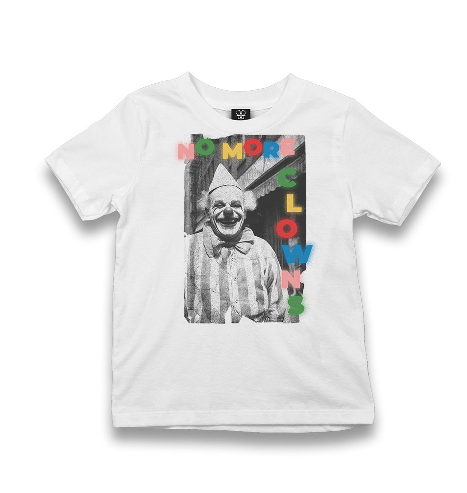Halloween - No More Clowns White Kid's White Tshirt - Premium  from W.E.N.S. WIND - Just 5990! Shop now at W.E.N.S. WIND