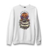 Halloween - I Brought You Flowers Unisex White Sweatshirt - Premium  from W.E.N.S. WIND - Just 10990! Shop now at W.E.N.S. WIND