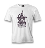 Halloween - Witches Welcome Men's White Tshirt - Premium  from W.E.N.S. WIND - Just 6490! Shop now at W.E.N.S. WIND