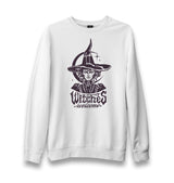 Halloween - Witches Welcome Unisex White Sweatshirt - Premium  from W.E.N.S. WIND - Just 10990! Shop now at W.E.N.S. WIND