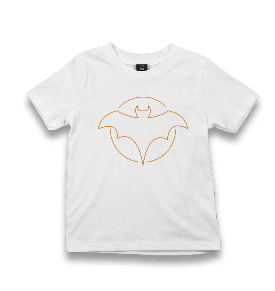 Halloween - Orange Bat Kid's White Tshirt - Premium  from W.E.N.S. WIND - Just 5990! Shop now at W.E.N.S. WIND