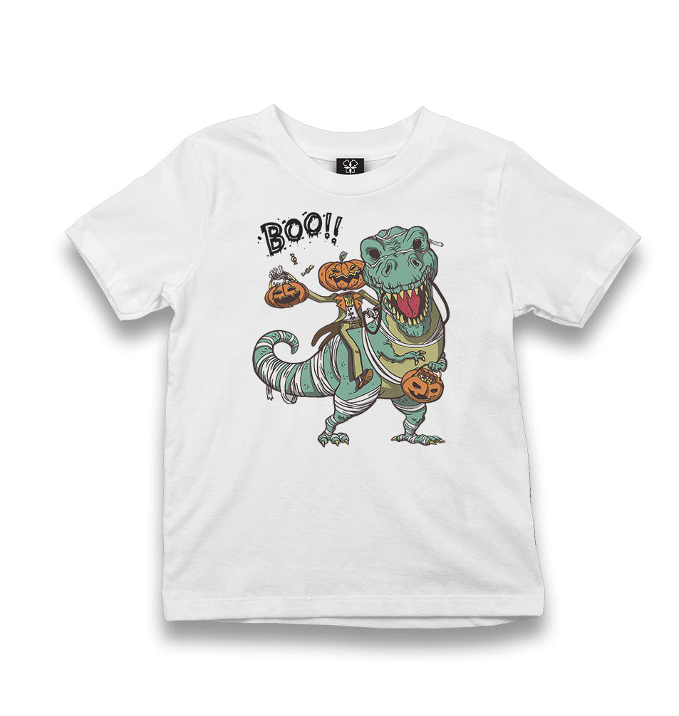 Halloween - Trex Boo Kid's White Tshirt - Premium  from W.E.N.S. WIND - Just 5990! Shop now at W.E.N.S. WIND