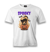 Halloween - Spooky Men's White Tshirt - Premium  from W.E.N.S. WIND - Just 6490! Shop now at W.E.N.S. WIND