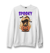 Halloween - Spooky Unisex White Sweatshirt - Premium  from W.E.N.S. WIND - Just 10990! Shop now at W.E.N.S. WIND