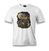 Halloween - Scary Pumpkin White Men's White Tshirt - Premium  from W.E.N.S. WIND - Just 6490! Shop now at W.E.N.S. WIND