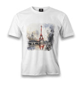 Paris - Eiffel Tower Splash - MB1639 Men's White Tshirt - Premium  from W.E.N.S. WIND - Just 6490! Shop now at W.E.N.S. WIND