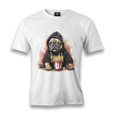 Frenchie Fries Bulldog - MB1646 Men's White Tshirt - Premium  from W.E.N.S. WIND - Just 6490! Shop now at W.E.N.S. WIND
